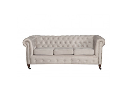 Chesterfield Sofagarnitur 3+2+1 Oxford Couch Polster Set Sofas Couchen Leder
