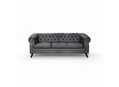 Chesterfield Sofagarnitur 3+2 Glasgow Couch Polster Set Sofas Couchen Neu