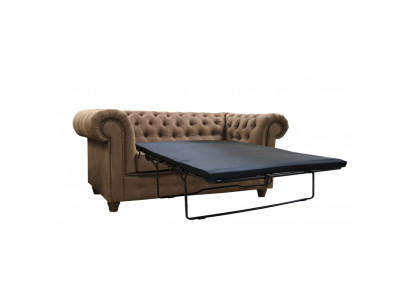Chesterfield Cambridge 2 Sitzer Sofa Büro Couch mit Bettfunktion Sofas Couchen