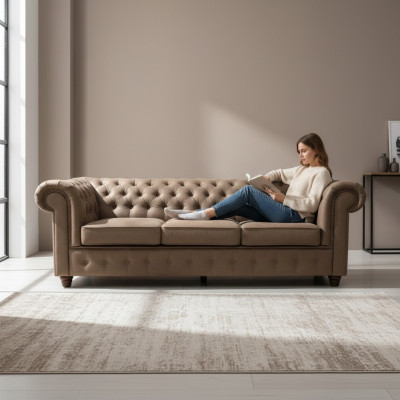 Chesterfield design luxus polster sitz couch xxl big 3 sitz sofa Couchen Sofort