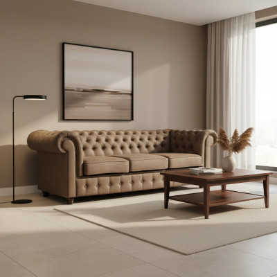 Chesterfield design luxus polster sitz couch xxl big 3 sitz sofa Couchen Sofort