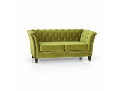Chesterfield Design Sofa Couch Polster Kanzlei Praxis Büro Sofas Textil Stoff