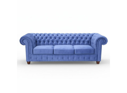 Design Klassiker Chesterfield Big XXL 3 Sitzer Couch Leder Textil Sofas Couchen