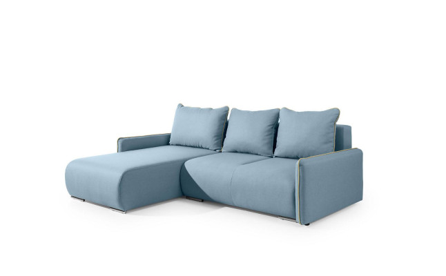Ecksofa Schlafsofa Sofa Couch Polster Eckgarnitur Bettfunktion Sitz Couchen Neu