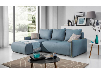 Ecksofa Schlafsofa Sofa Couch Polster Eckgarnitur Bettfunktion Sitz Couchen Neu