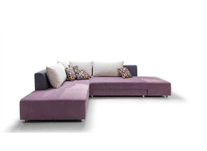 Luxuriöses großes Ecksofa wird aus hochwertigem Material von europäischen Möbelherstellern hergestellt