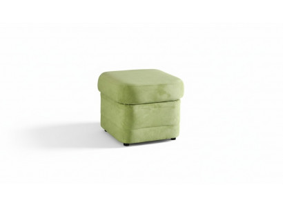 XXL Club Hocker Pufa Leder Ottoman Designer Textil Fußhocker Club Lounge 