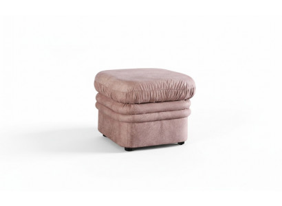 Lounge Hocker XXL Club Fußhocker Ottomane Pufa Stoff Textil Design