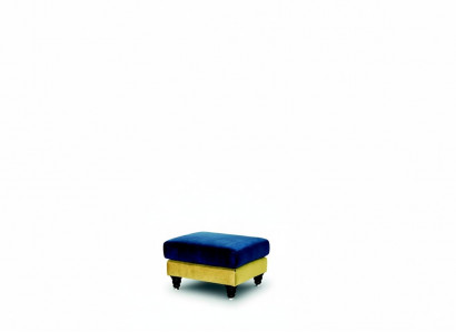 Fußhocker Lounge Hocker XXL Club Ottomane Pufa Leder Textil Ottoman Designer Neu