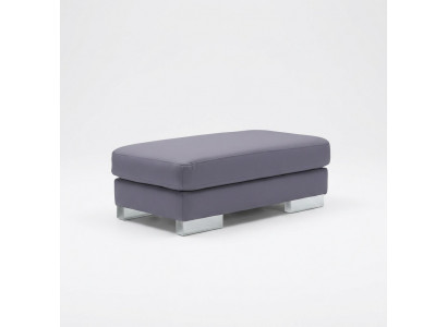 XXL Club Fußhocker Club Lounge Hocker Pufa Leder Ottoman Designer Textil
