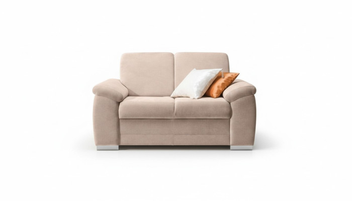 Design 2 Sitzer Relax Sofas Club Lounge Sofa Textil Polster Couch Stoff Couchen
