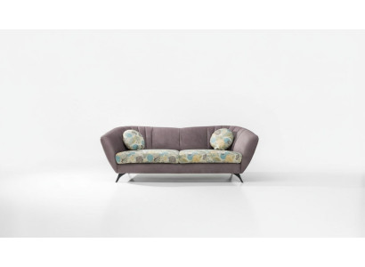 Design 3 Sitzer Relax Club Sofas Lounge Sofa Textil Polster Couch Stoff Couchen
