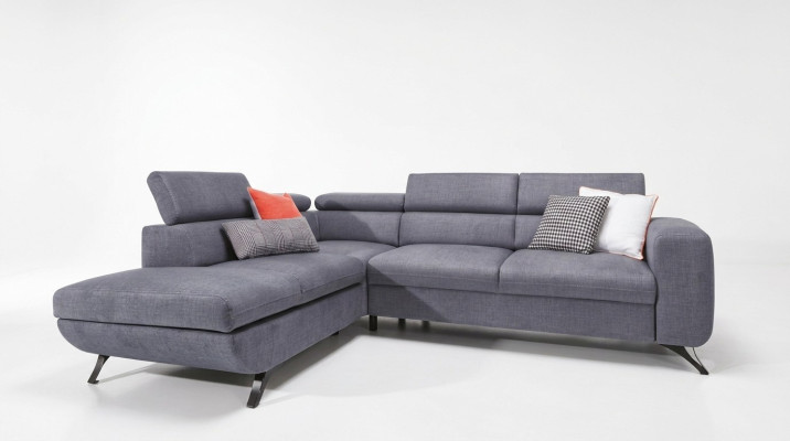 Moderne Schlafcouch Schlafsofa Bettfunktion Sofa Couch Polster Sitzgarnitur Ecke