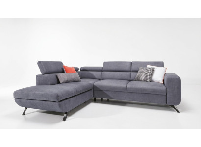 Moderne Schlafcouch Schlafsofa Bettfunktion Sofa Couch Polster Sitzgarnitur Ecke