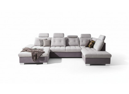 Multifunktions Couch Ecksofa Couch Polster Verstellbarer Rücken Wohnlandschaft