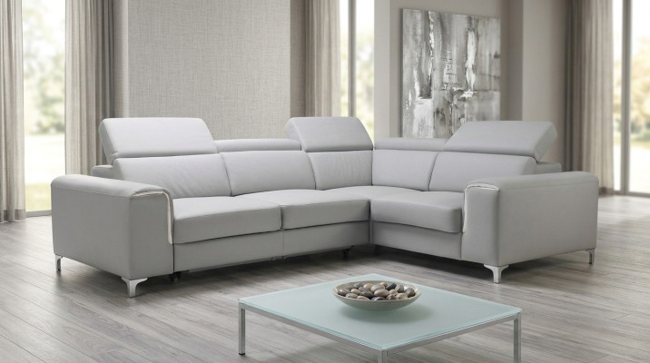 Stilvolles, komfortables Ecksofa für ein sanftes und gemütliches Interieur