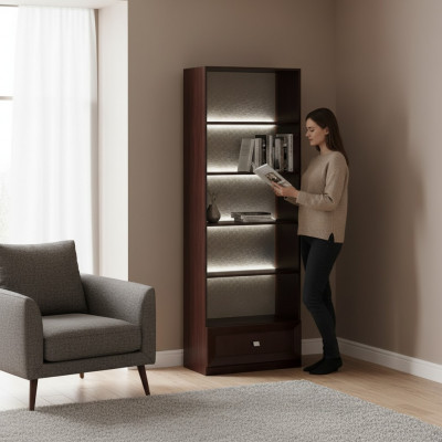 System Büro Möbel Vitrine Aktenschrank Klassischer Deko Holz Schrank Regal