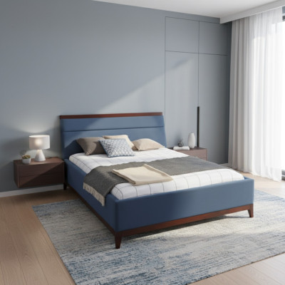 Luxus designer Hotel Bett TARANKO Polster Betten Textil Doppel Ehe Neu