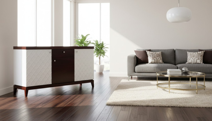 Designer Kommodenschrank Kommode Anrichte Kommoden Dekorative Regal Holz