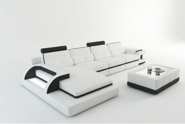 Ledersofa Ecksofa Polster Eck Garnitur Sofas Couchen Sofa Wohnlandschaft