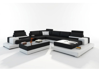 Moderne XXL Big Wohnlandschaft Sofa Couch Polster Eck Sofas Garnitur