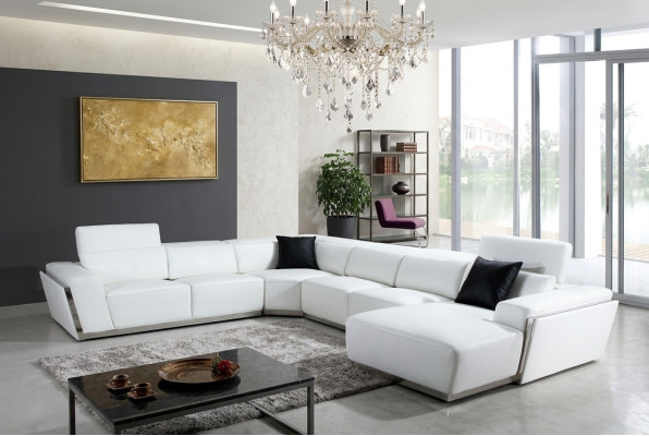 Multifunktions Relax Ecksofa Ledersofa Sofa Couch Polster Eck Sitz Garnitur