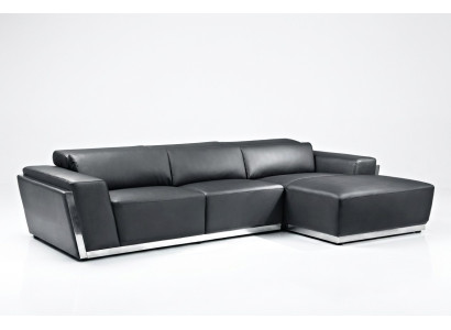 Multifunktions Wohnzimmer Ecksofa Garnitur Ledersofa Sitz Ecke Sofa