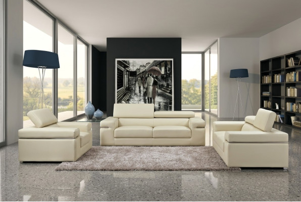 3 Sitzer Ledersofa Couch Polster Sitz 3er Lounge Club Sofas Couchen Leder