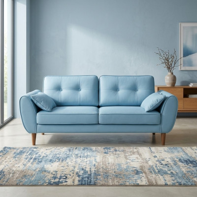 Design Polster Couch Kanzlei 2 Sitzer Arzt Praxis Wartezimmer Möbel Sofa Sofas