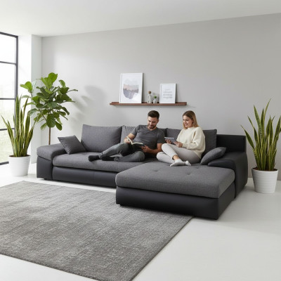 Schlafsofa Sofa Polster Ecksofa Textl Sitz Garnitur Funktions Couch Wohnzimmer