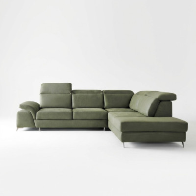 Design Couch Sofa Polster Schlafsofa Wohnzimmer Ecksofa Textl Stoff