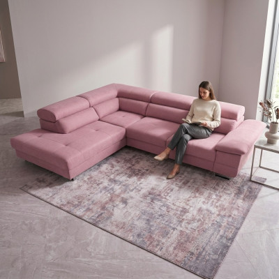 Design Schlafsofa mit Bettfunktion Bettkasten Sofa Polster Eck Sofas Couch