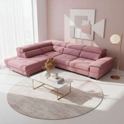Design Schlafsofa mit Bettfunktion Bettkasten Sofa Polster Eck Sofas Couch