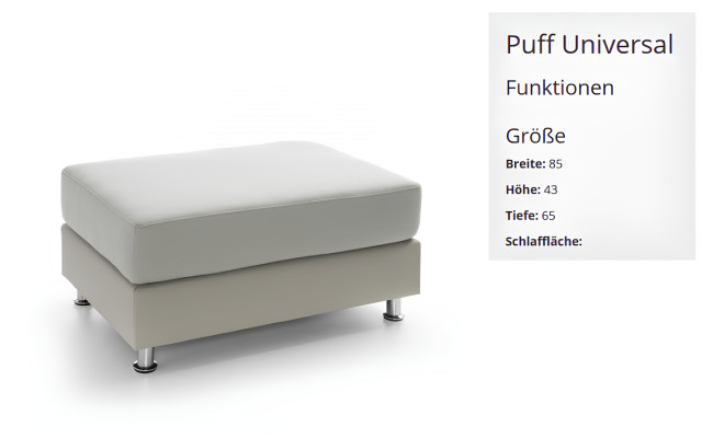 XXL Club Fußhocker Club Lounge Hocker Leder Textil Ottoman Designer Pufa