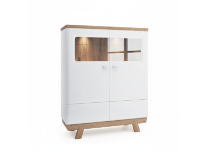 Vitrine Aktenschrank Schrank Vitrinen Büro Wohnzimmer Hochschrank Regal Neu ASKB