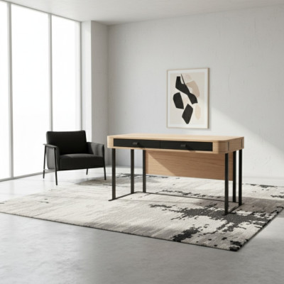 Moderner Schreibtisch Tisch Schreibtische Büro Office Chef Tische Holz