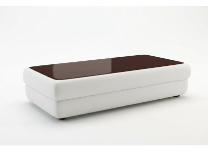 Klassischer designer Couchtisch Wohnzimmer Möbel Leder Beistelltisch