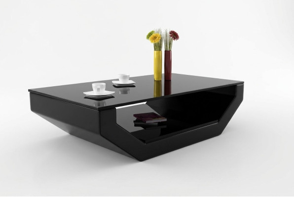Design Space Luxus Leder Glastisch Wohnzimmer Sofa Tisch Beistelltische