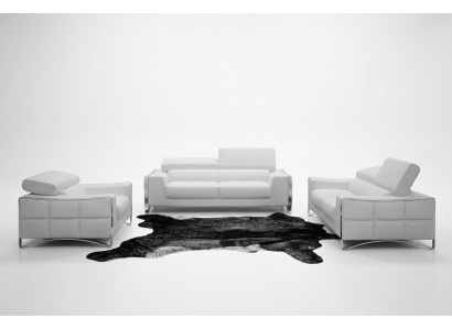 Multifunktions Ledercouch Sitz Polster Wohnzimmer Leder Garnitur Sofa