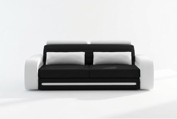 Ledersofa Couch Sofas Couchen 3 Sitzer Design Modern Sofa 3Sitzer Davos