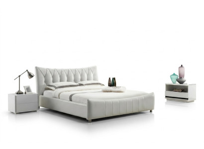 Modernes Design Bett XXL Betten Hotel Luxus Stil Doppel Leder 140 160