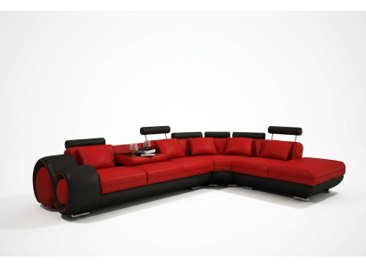 Multifunktions Ledercouch Sitz Polster Dekor Wohnzimmer Leder Garnitur Sofa