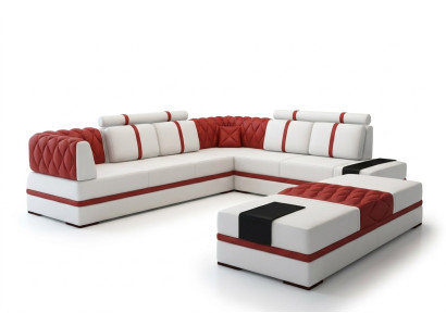 L Form xxl Designer Wohnlandschaft Polster Ecksofa Eck Garnitur Sofa Couch Ecke