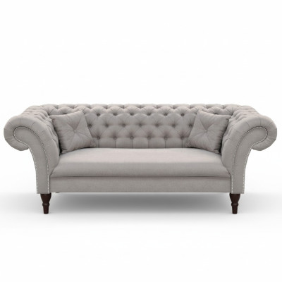 Chesterfield Design Couch Polster Leder Textil Sofa Sofas Couchen 3er Sitzer Neu