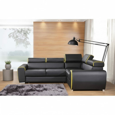 Design Ecksofa Sofa Bettfunktion Couch Polster Sitz Eck Sofas Couchen Neu dublin