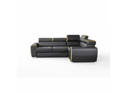 Design Ecksofa Sofa Bettfunktion Couch Polster Sitz Eck Sofas Couchen Neu dublin