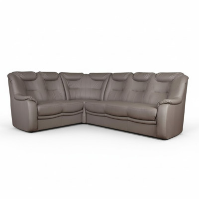 Design Ecksofa Sofa Kassel Leder Couch Polster Sitz Eck Sofas Wohnlandschaft Neu