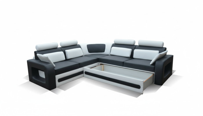 Schlafsofa Sofa Polster Ecksofa Wohnzimmer Textl Sitz Garnitur Funktions