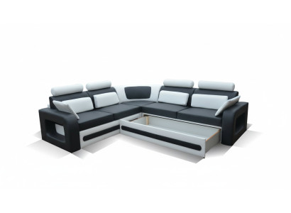 Schlafsofa Sofa Polster Ecksofa Wohnzimmer Textl Sitz Garnitur Funktions