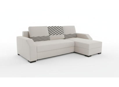 Schlafsofa Sofa Polster Wohnzimmer Ecksofa Funktions Couch Textl Sitz